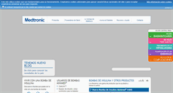 Desktop Screenshot of medtronicdiabeteslatino.com