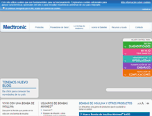 Tablet Screenshot of medtronicdiabeteslatino.com